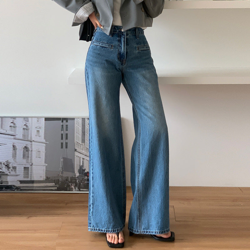 Jean Femme Élégant Taille Haute Comfort - PanierRoyale