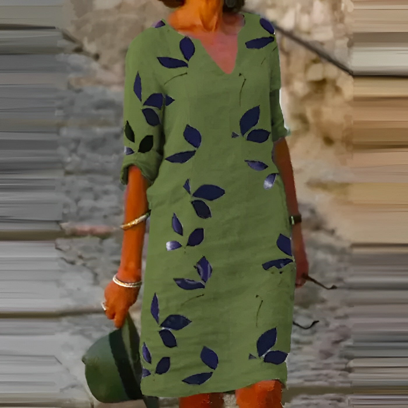 Robe Été Femme Florale Courte Manches pour Femmes