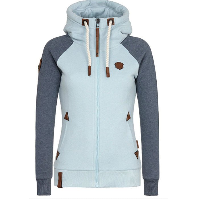 Sweat à capuche zippé slim et confortable pour homme