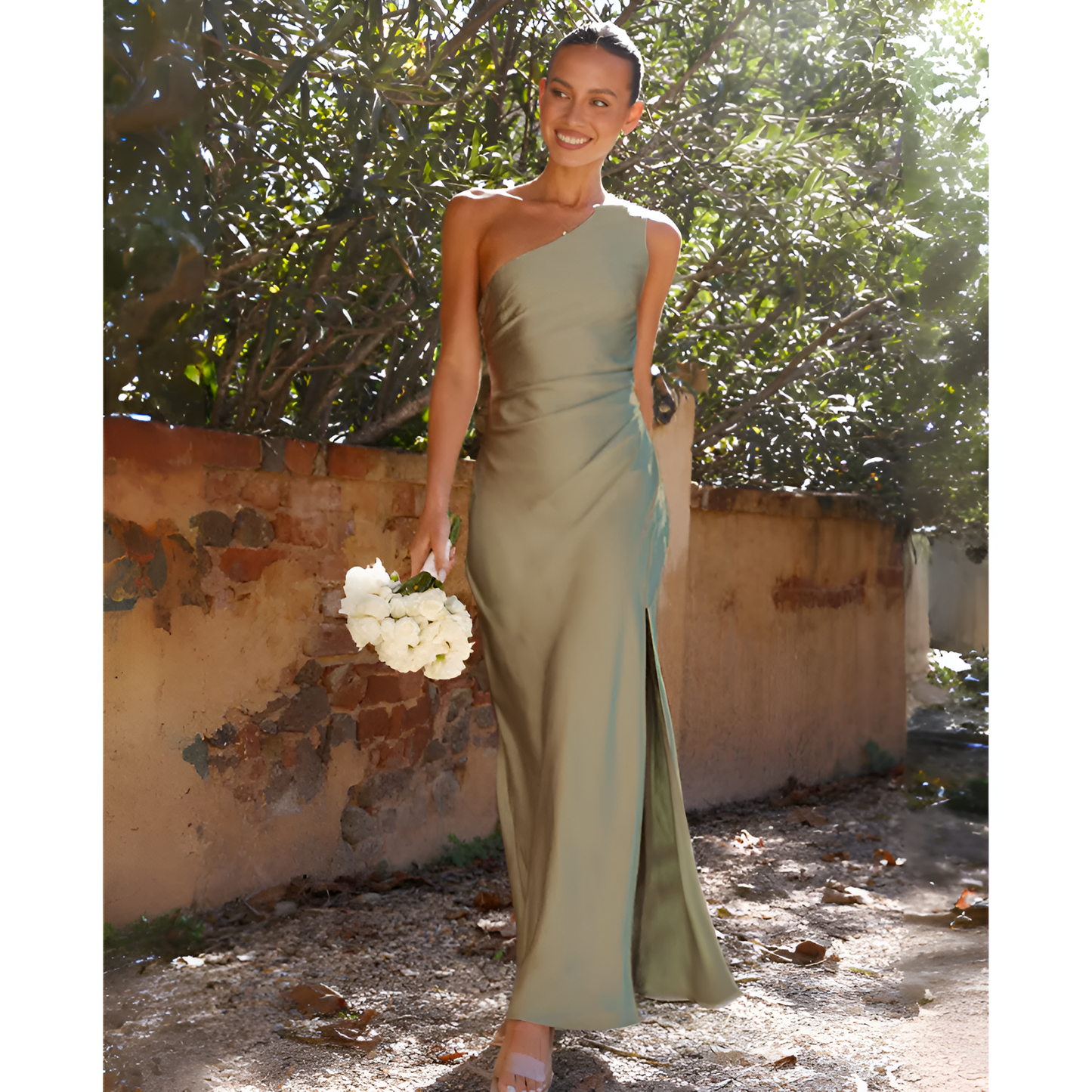 Robe de Cocktail Femme Vert Émeraude Glamour - PanierRoyale