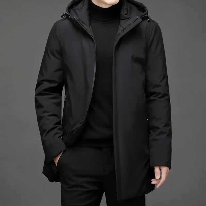 Parka Homme Capuche Vert Armée