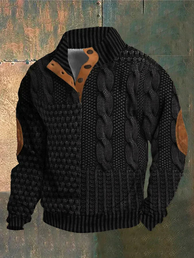 Veste Cuir Brun Homme Doux et Confortable