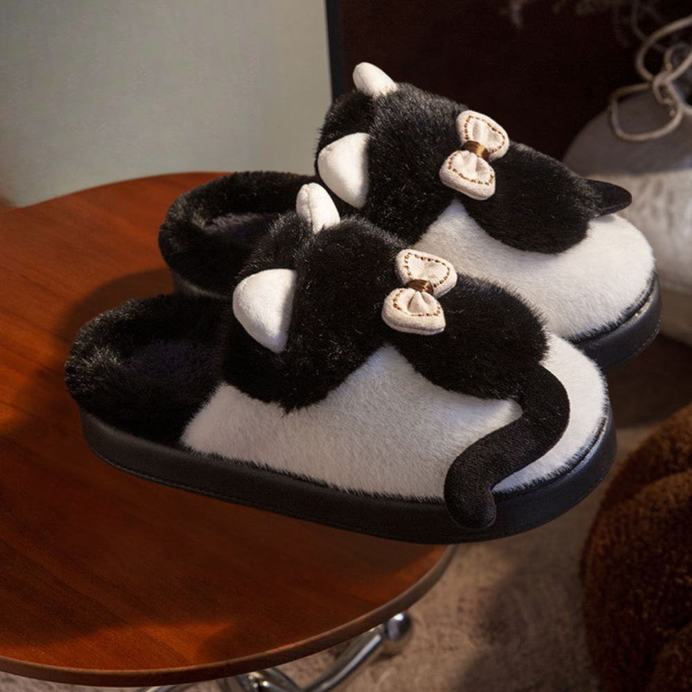 NATALY - Chaussons d'hiver en peluche pour femmes