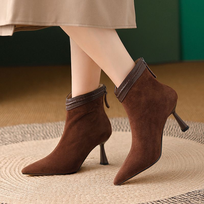 Bottines Talon Haut pour Femmes Soirée et Mariage