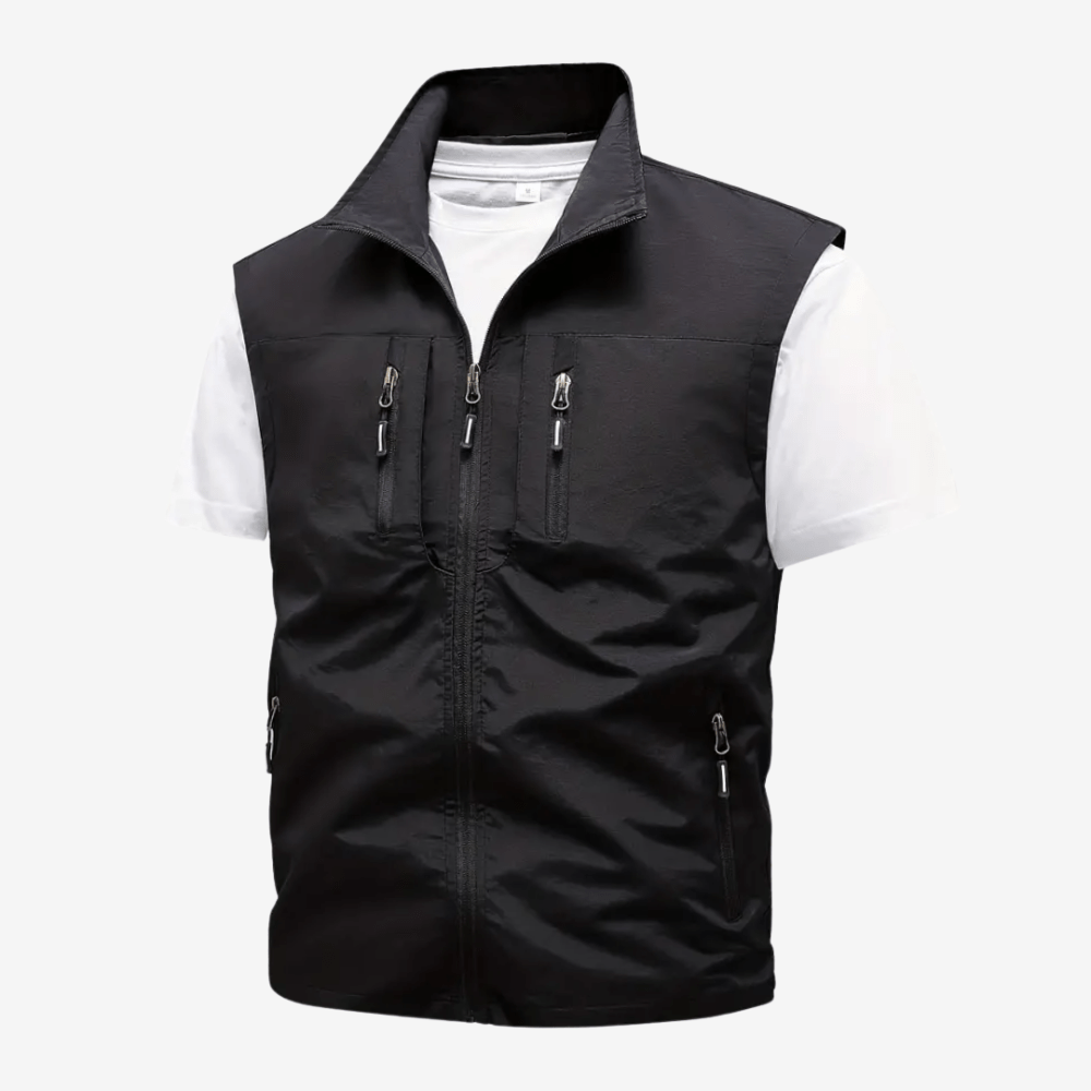 Gilet de trekking ultra-léger en nylon robuste