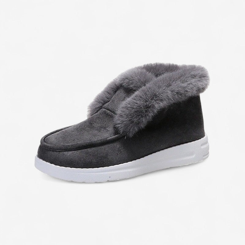Bottines Femmes Hiver Doublure Fourrure Chaudes et Confortables