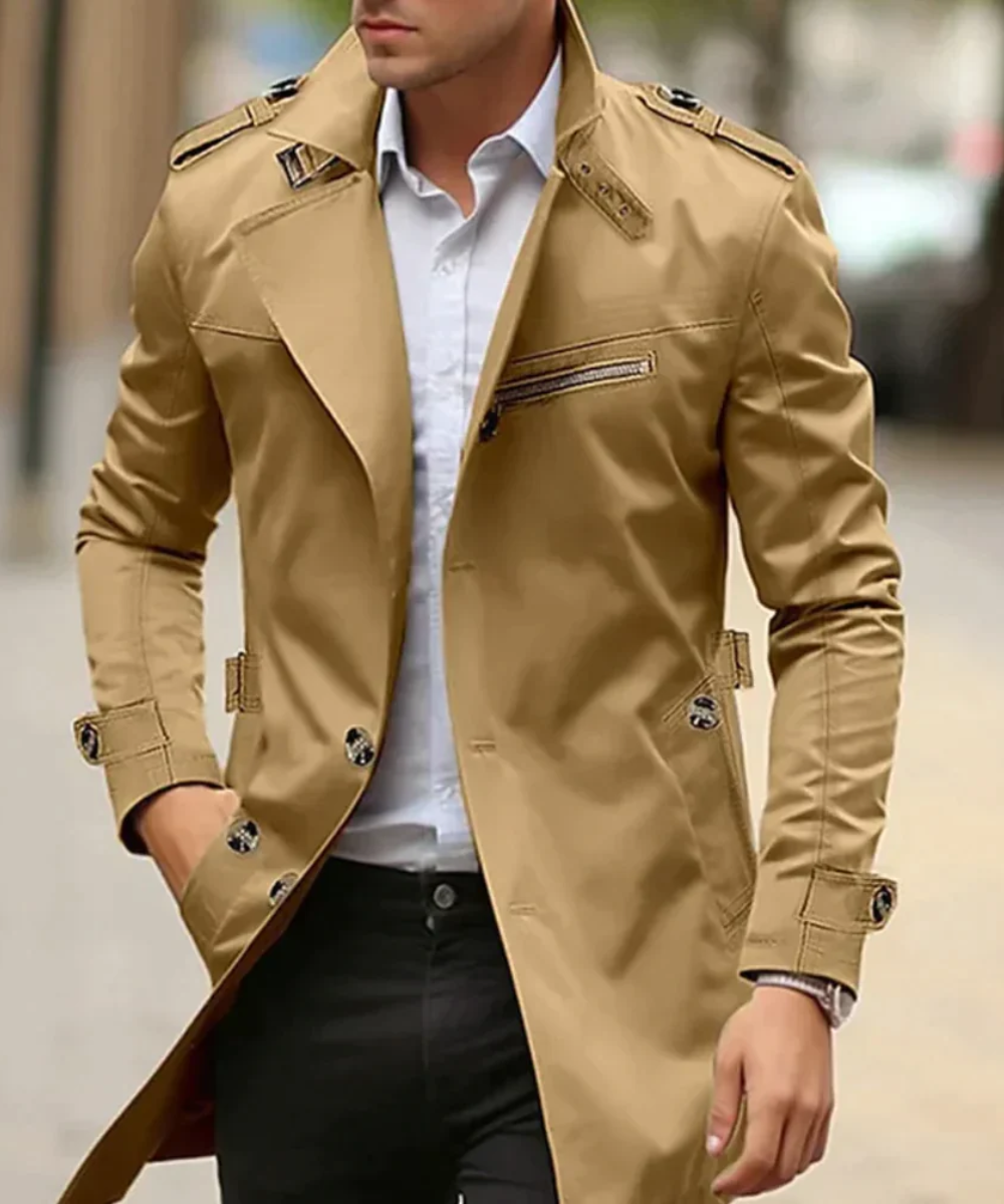 Manteau Long Hiver Douillet avec Capuchon et Manches Chauffantes
