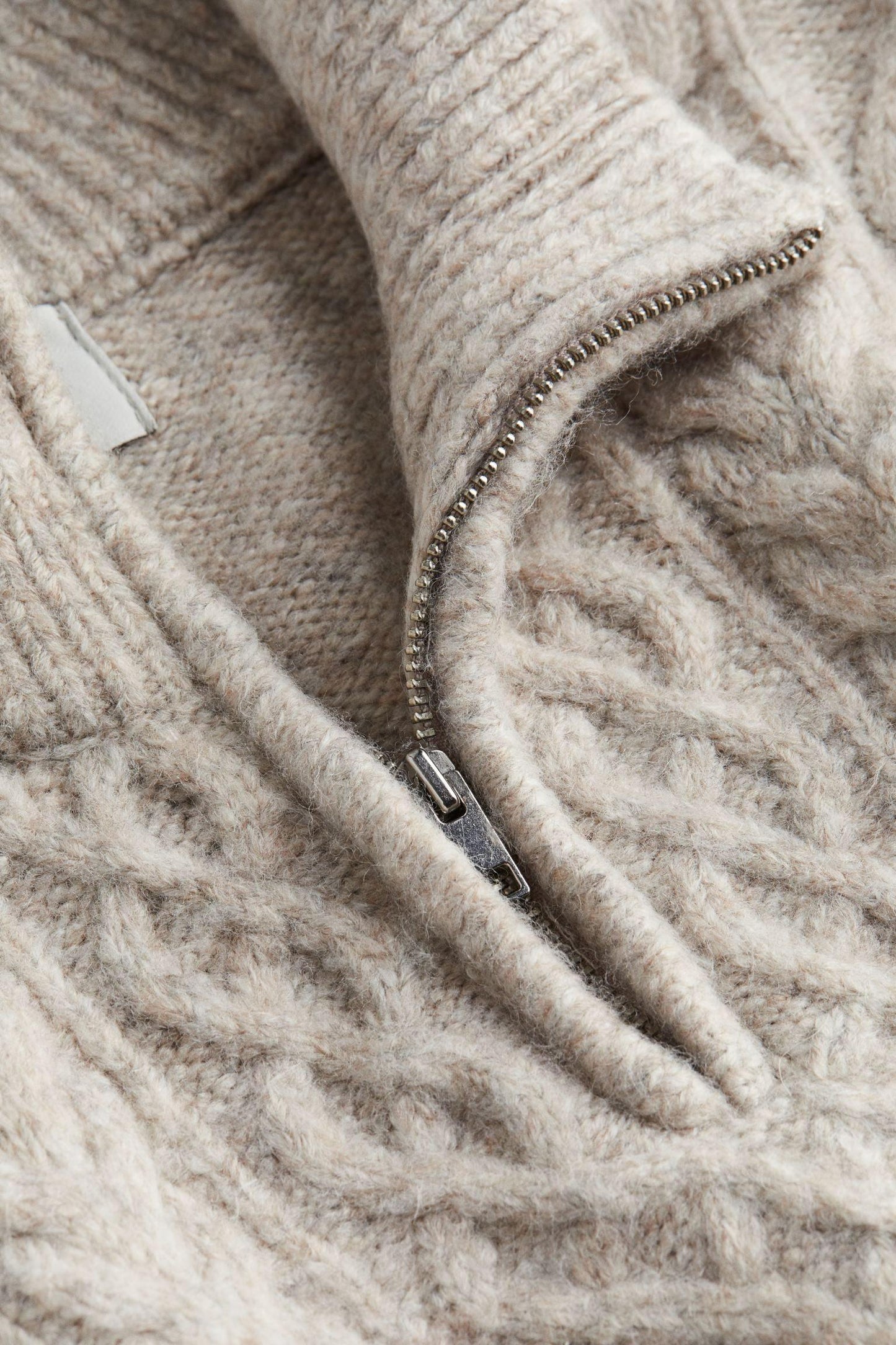 Pullover Col Rond Fermeture Éclair Chaud et Élégant