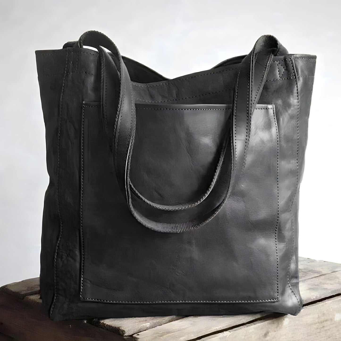 Sac à Main Cuir Brun Classique