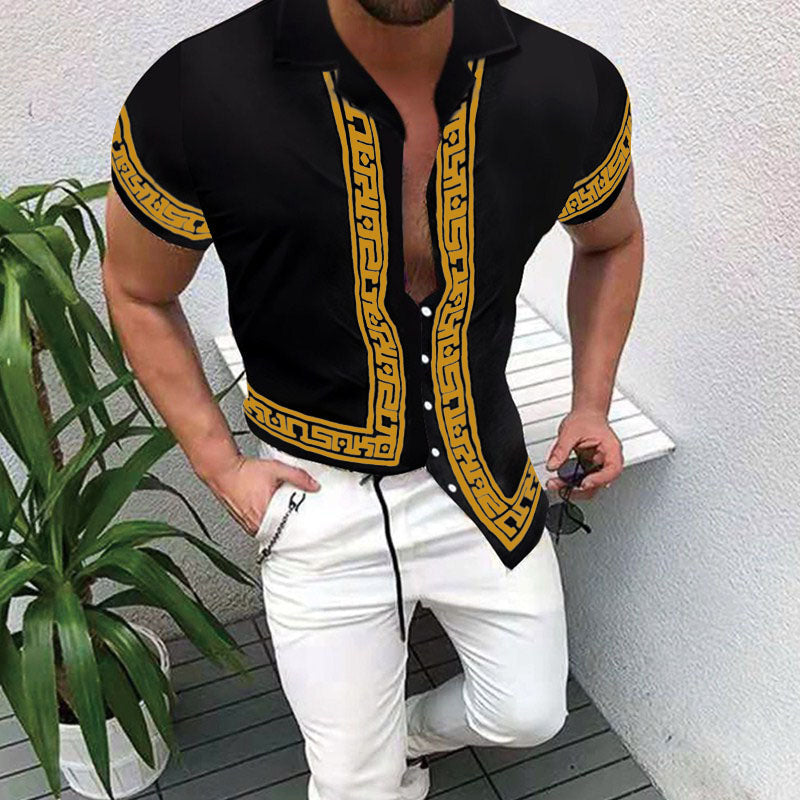 Chemise Homme Hawaïenne à Fleurs Colorées
