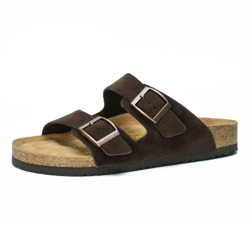 Doucevia™ – Sandales Plates Femme Chic et Confortables à Double Boucle