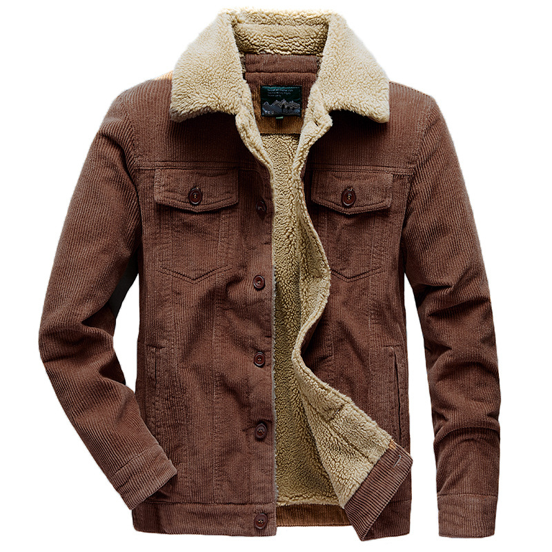 Veste Cuir Homme Hiver avec Doublure Sherpa Élégante