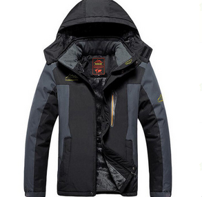 Blouson Homme Imperméable Rouge Hiver