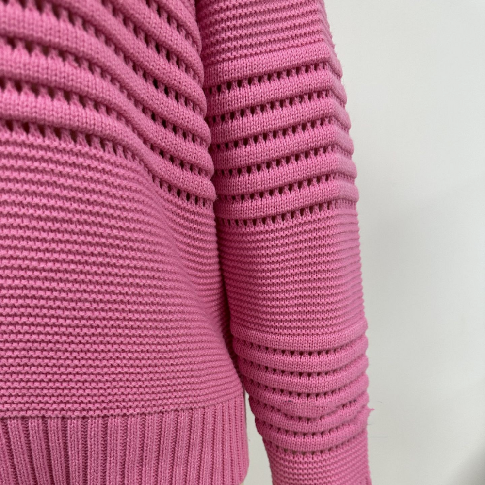 Pull Femme Léger en Maille avec Décolleté Rond