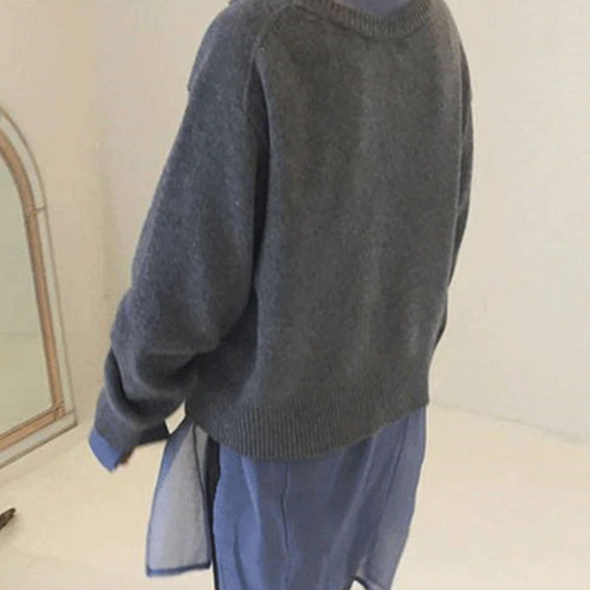 Pull Femme Hiver Boutons Classique