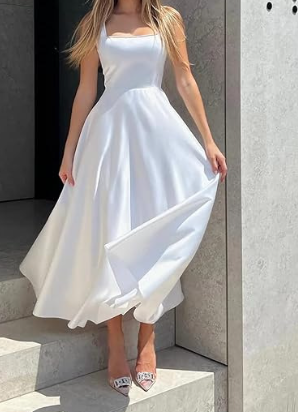 Robe Maxi Femme Coupe Longue Style Moderne