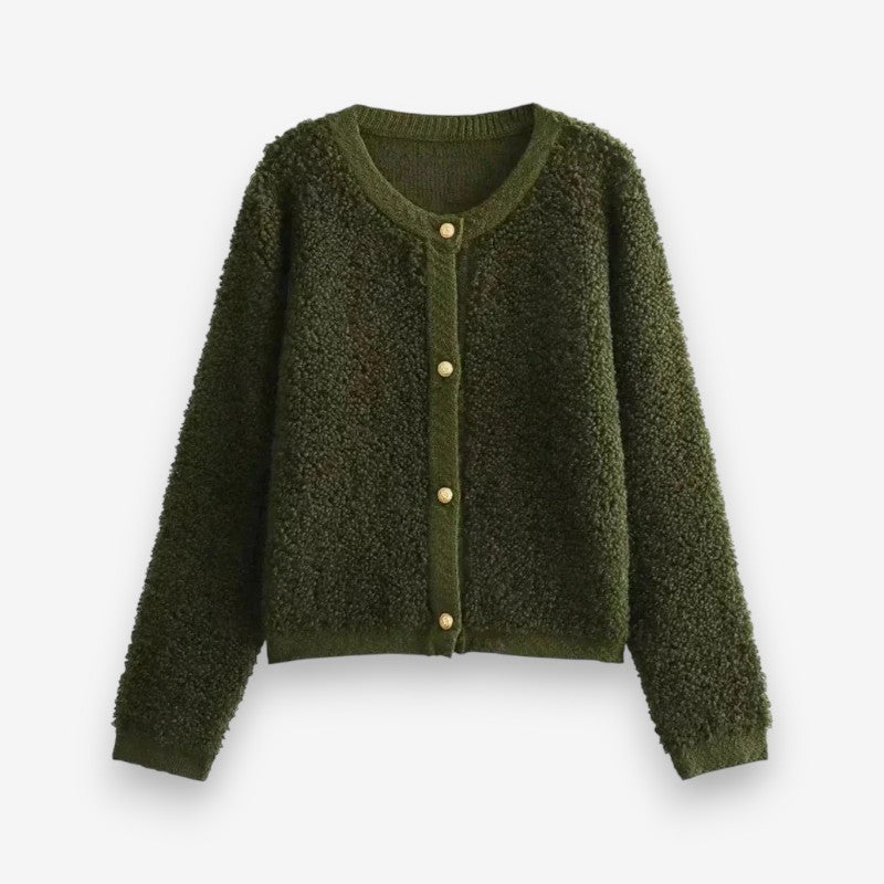 Cardigan Femme Manches Longues Taille Slim