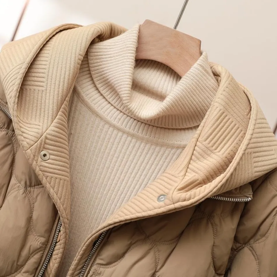 Veste Doudoune Femelle Élégante et Chaude