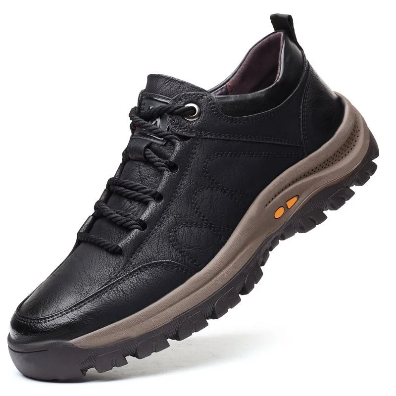 Bottes de randonnée en cuir solides pour homme