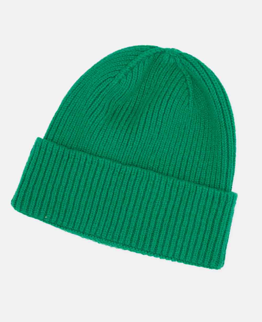 Bonnet Tricoté Unisexe Vert Foncé - PanierRoyale