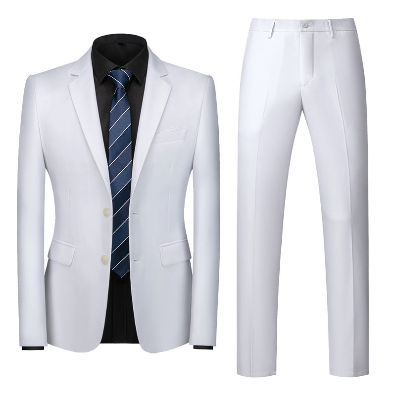 Costume Homme Classique Noir Complet 2 Pièces