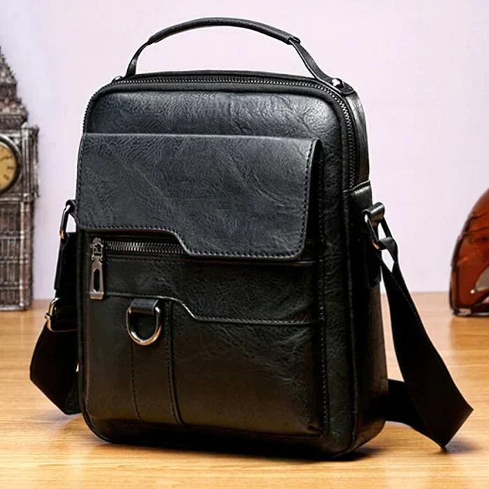 Variant image for Quinn™ – Sac Messenger Homme en Cuir Élégant et Pratique Durable-3