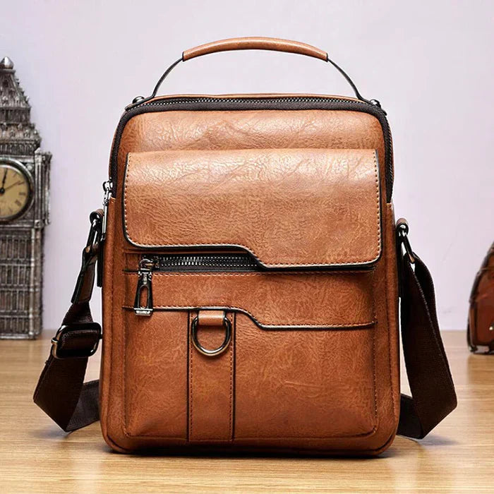 Quinn™ – Sac Messenger Homme en Cuir Élégant et Pratique Durable-2