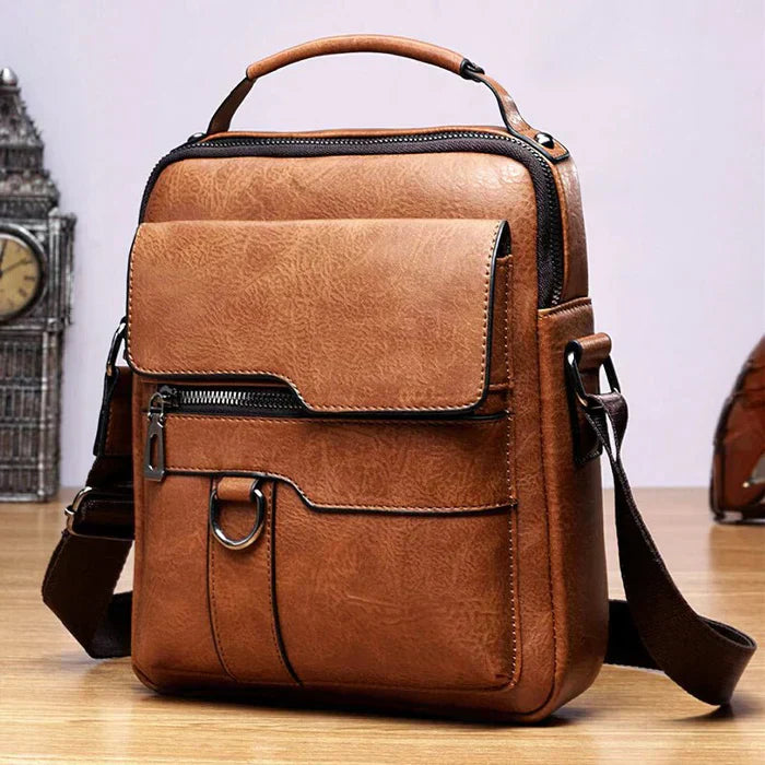 Variant image for Quinn™ – Sac Messenger Homme en Cuir Élégant et Pratique Durable-1