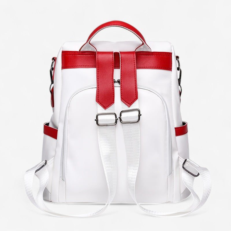 Sac à Dos Femme avec Bretelles Réglables et Poche Zippée