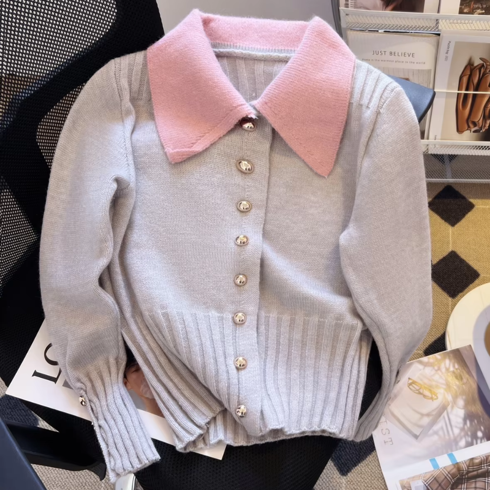 NOELANI - Cardigan Tricoté pour Femmes