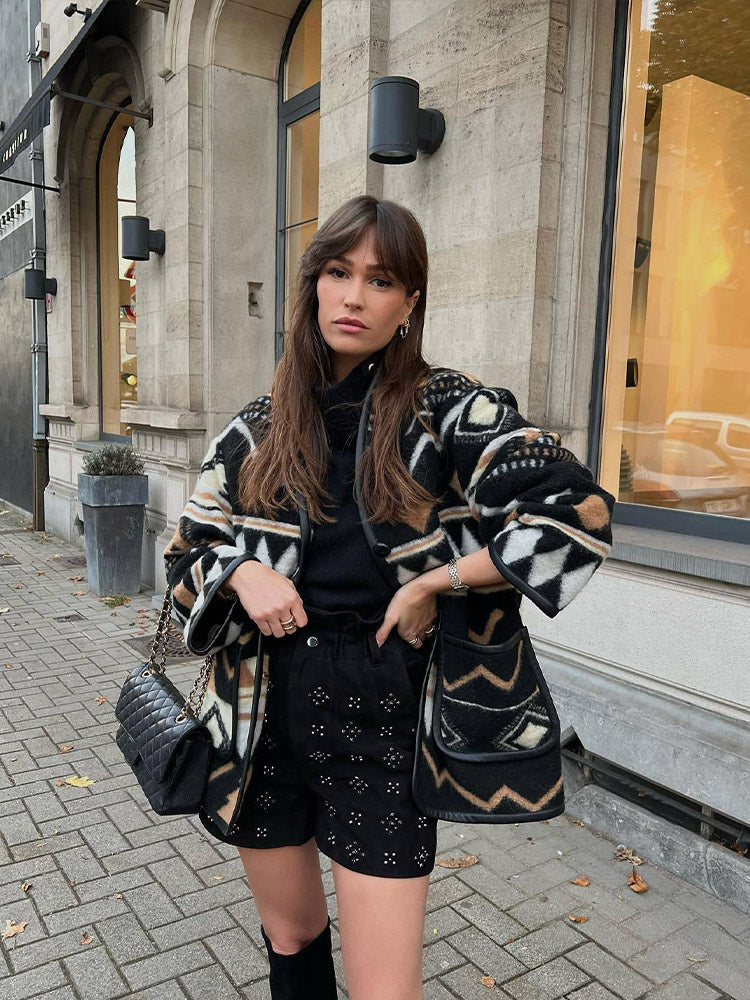 Manteau Femme Court Chic pour Automne - PanierRoyale