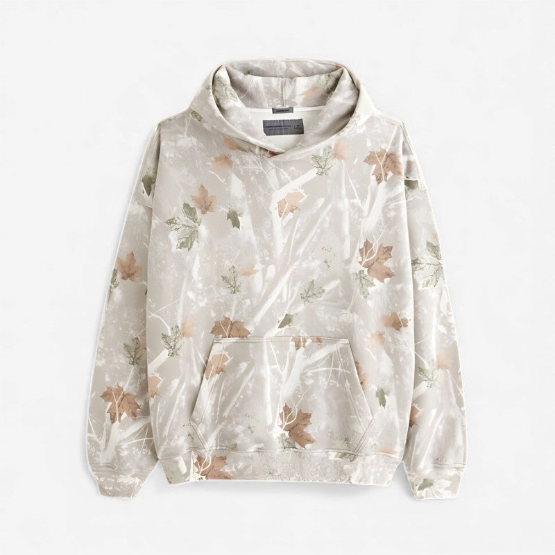Sweat à Capuche Grand Taille avec Manches Longues et Poche