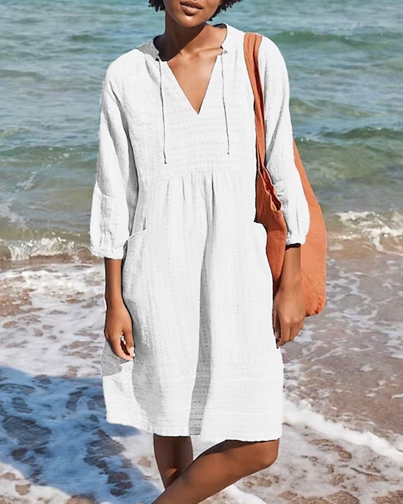 Robe Été Femme en Coton Léger et Respirant