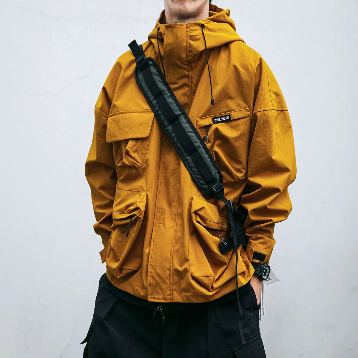 Veste imperméable homme avec capuche