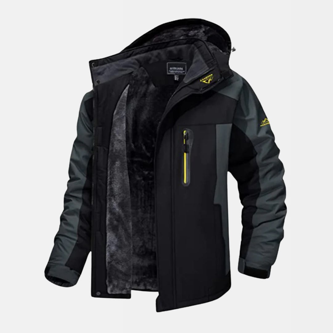 Veste imperméable homme capuche bleu marine