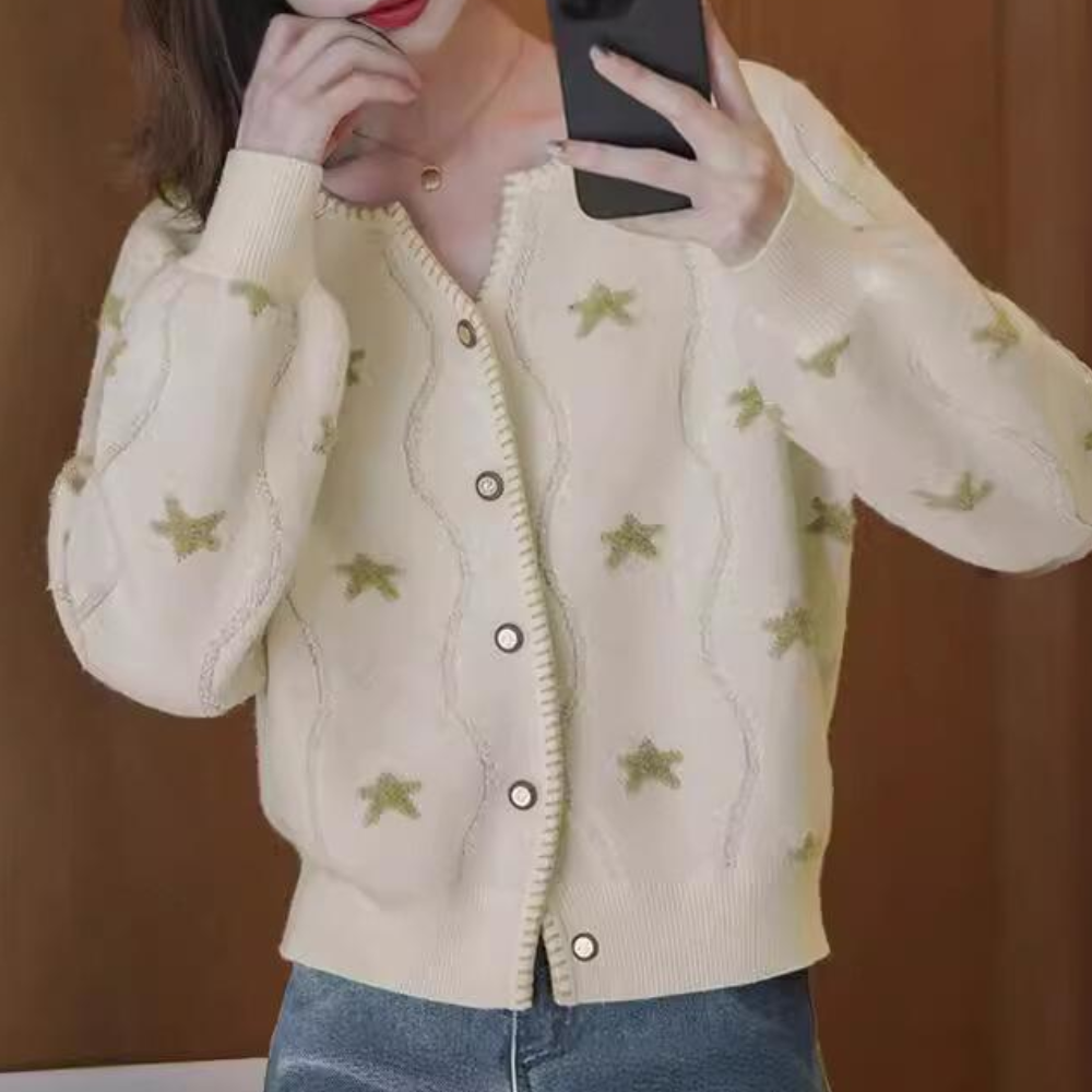 KIANA - Cardigan Tricoté Élégant pour Femmes