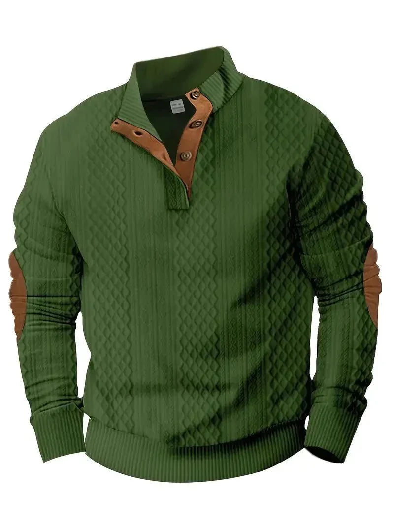 Pull Outdoor Robuste avec Renforts Épaules et Coudes