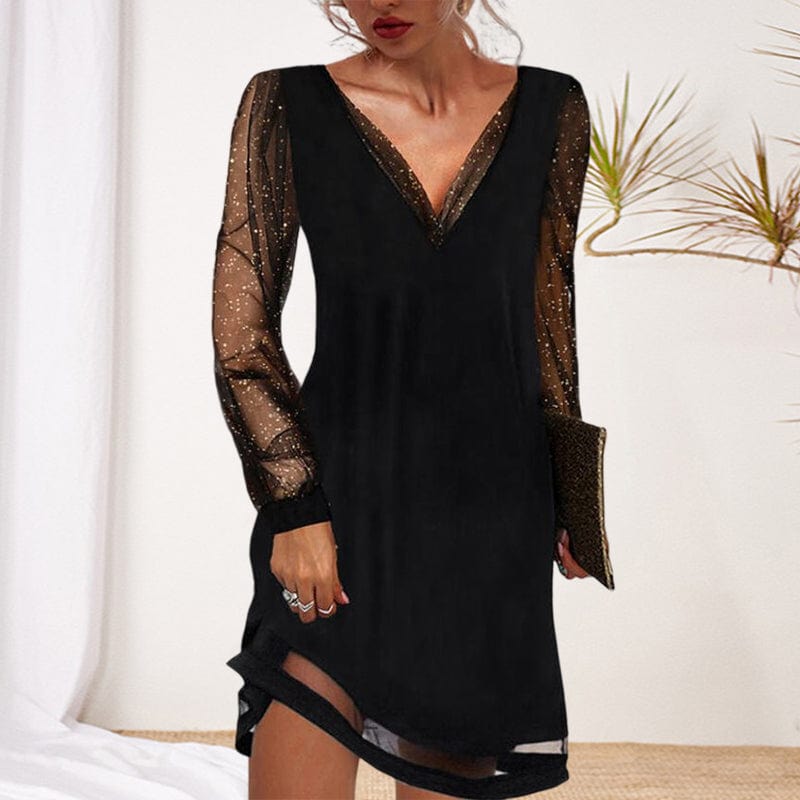 ÉléganceHiver™ – Robe D'Hiver Femme Chic À Manches Longues Confortable-5