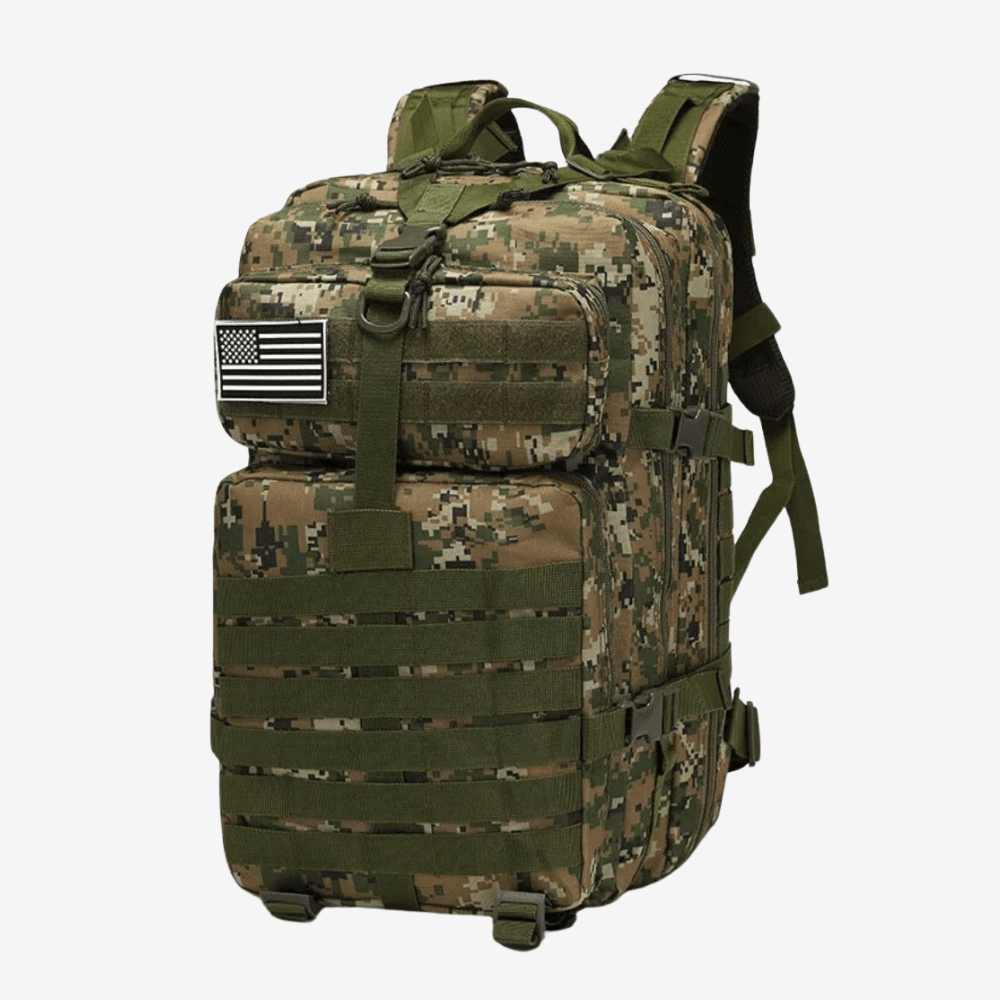 Sac à dos 50L Étanche avec Poches Multiples pour Randonnée