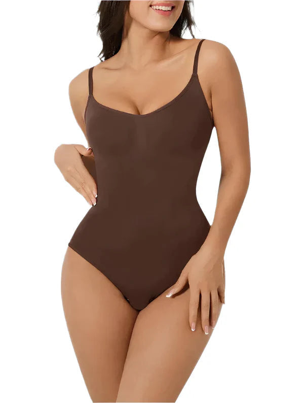 Maillot de Bain Femme Une-Pièce Élégant avec Bretelles Réglables
