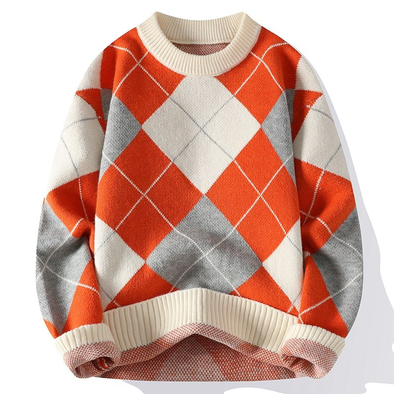 Pull Homme Hiver Élégant - Tricot Chic avec Motif Câblé