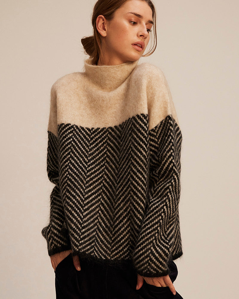 Pull Femme Laine Chaud Hivernal - PanierRoyale
