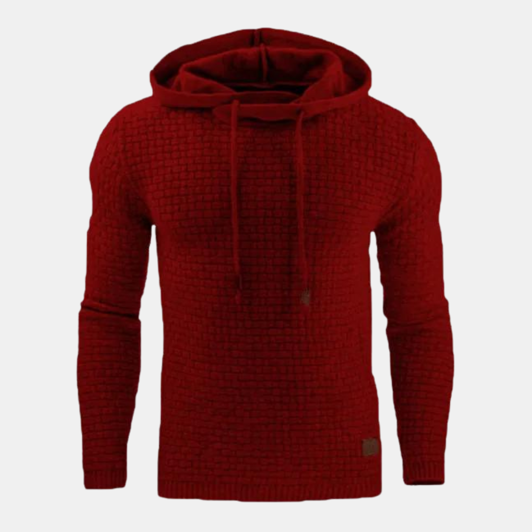 Pull à Capuche Homme Vintage à Motif