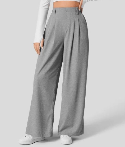 Pantalon Femme Confortable avec Ceinture Élastique pour Chaque Jour