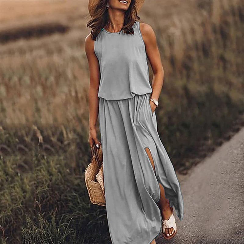 Robe Femme Longue Bohème Élégante