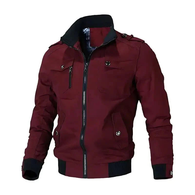 Veste imperméable en coton robuste
