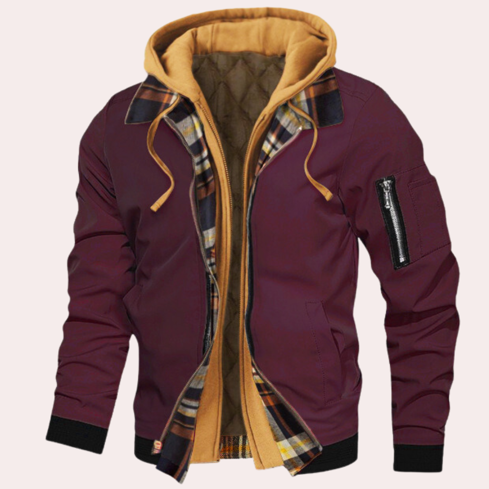 DYLAN - Manteau d'Hiver à Capuche Pour Homme
