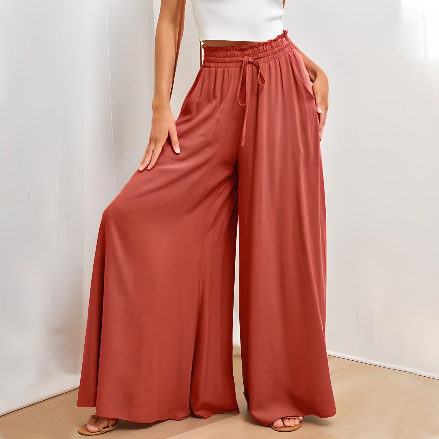 Pantalon Décontracté Femmes Confortable et Élégant