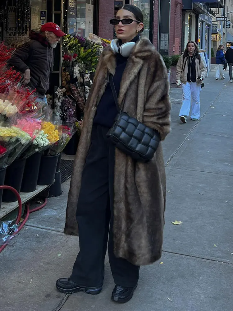 Manteau Femme Hiver Long Chaud et Élégant