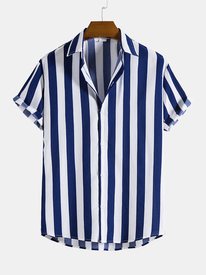 Chemise Homme à Rayures Fines et Élégante